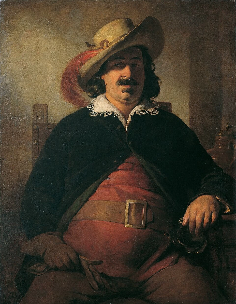 Ritratto del paesaggista Ignaz Raffalt nel ruolo di Falstaff - Kunsthistorisches Museum, Vienna
